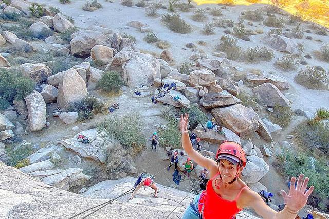 3 Araw ng Babae ng Babae at Pag -akyat sa Joshua Tree National Park CA, US